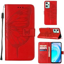 Mobigear Butterfly Housse OnePlus Nord CE 2 Lite 5G Etui Porte-Monnaie - Rouge