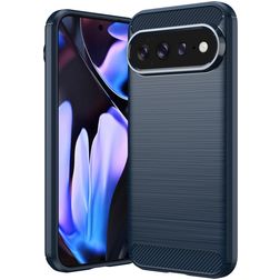Mobigear Brushed Slim Coque Google Pixel 11 Pro XL Coque arrière en TPU Souple - Bleu