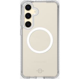 ITSKINS Level 2 HybridMagClear R Coque Transparente Samsung Galaxy S24 FE MagSafe Coque arrière Rigide Anti-Chocs - Transparent
