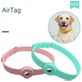 Mobigear Coque Apple AirTag Collier en Silicone Souple - 23.5 - 47.5 cm - Vert