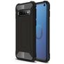 Mobigear Outdoor Coque Samsung Galaxy S10 Coque arrière Rigide Anti-Chocs - Noir