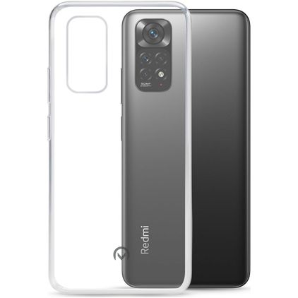 Mobilize Gelly Coque Transparente Xiaomi Redmi Note 10 4G Coque arrière en TPU Souple - Transparent