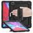 Mobigear SureGrip Xtreme Coque iPad Air 13 Pouces (2025) Coque arrière en Plastique rigide,Silicone + Porte-crayon + Bandoulière + Support Amovible - Noir