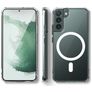 Mobigear Crystal Coque Transparente Samsung Galaxy S24 Plus MagSafe Coque arrière Rigide Anti-Chocs - Transparent