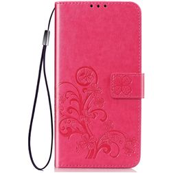 Mobigear Clover Xiaomi Mi 9 Étui Portefeuille - Rose