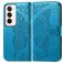Mobigear Butterfly OPPO Reno 12 Pro Étui Portefeuille - Bleu