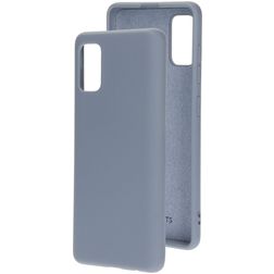 Mobiparts Samsung Galaxy A41 Silicone Coque arrière - Royal Grey