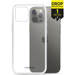 Mobilize Naked Protection Coque Transparente iPhone 12 Pro Max Coque arrière Rigide Anti-Chocs - Transparent