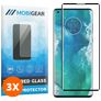 Mobigear Curved Motorola Edge Plus Verre trempé Protection d'écran - Compatible Coque - Noir (Lot de 3)