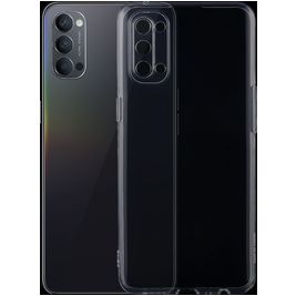 Mobigear Ultra Thin Coque Transparente OPPO Reno 4 Coque arrière en TPU Souple Extra-fin - Transparent