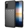 Mobigear Groove Coque Sony Xperia 10 III Coque arrière en TPU Souple - Noir