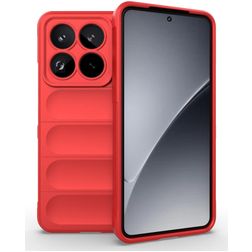 Mobigear Bumpy Xiaomi 15 Pro TPU souple Coque arrière - Rouge