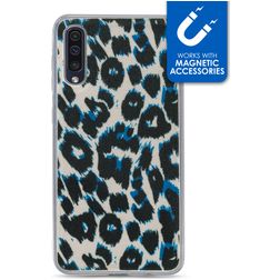 My Style Magneta Coque Samsung Galaxy A50 Coque arrière en TPU Souple - Leopard