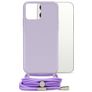 Mobilize Lanyard Gelly iPhone 13 Pro Max Coque avec cordon en TPU Souple - Pastel Purple