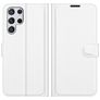 Mobigear Classic Housse Samsung Galaxy S22 Ultra Etui Porte-Monnaie - Blanc