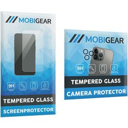 Mobigear 2in1 iPhone 14 Plus Verre trempé Protection d'écran,Protection Objectif Caméra - Compatible Coque