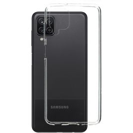 Mobiparts Classic Coque Transparente Samsung Galaxy A12 Coque arrière en TPU Souple - Transparent