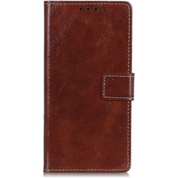 Mobigear Basic Housse Alcatel 1C (2019) Etui Porte-Monnaie - Marron