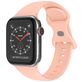 Mobigear Sport Dual Bracelet Silicone Apple Watch Fermeture à clou et passant - 49/46/45/44 mm - Rose saumon