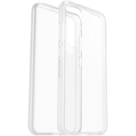 OtterBox React Coque Transparente Samsung Galaxy S24 Plus Coque arrière Rigide Anti-Chocs - Transparent