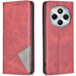 Mobigear Rhombus Slim Xiaomi Redmi 14C Étui - Rouge