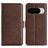 Mobigear Slim Magnet Housse Google Pixel 10 Etui Porte-Monnaie - Marron