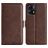 Mobigear Slim Magnet Housse Motorola Moto E13 Etui Porte-Monnaie - Marron