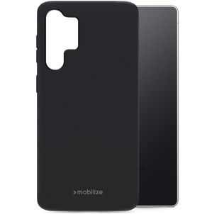 Mobilize Rubber Gelly Coque Samsung Galaxy S26 Ultra Coque arrière en TPU Souple - Noir