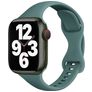 Mobigear Sport Slim Bracelet Silicone Apple Watch Fermeture à clou et passant - 42/41/40/38 mm - Vert