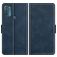 Mobigear Slim Magnet Housse Motorola Moto G50 Etui Porte-Monnaie - Bleu