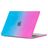 Mobigear Rainbow Matte MacBook Air 15 Pouces (2023-2026) Coque - Bleu / Rose - Model A2941 / A3114 / A3241 / A3448