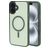 Mobiparts Hardcover Coque iPhone 16 Plus MagSafe Coque arrière Rigide - Satin Green
