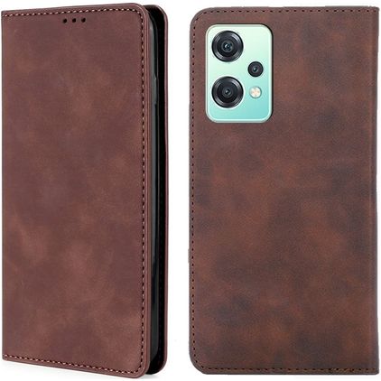 Mobigear Retro Slim Housse OnePlus Nord CE 2 Lite 5G Etui Porte-Monnaie - Marron