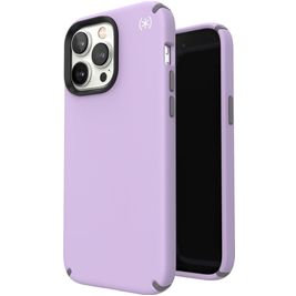Speck Presidio2 Pro Coque iPhone 14 Pro Max MagSafe Coque arrière Rigide Anti-Chocs - Spring Purple