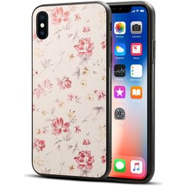 Mobigear Design Coque iPhone XS Max Coque arrière en TPU Souple - Begonia Mobigear Design Coque iPhone XS Max Coque arrière en TPU Souple - Begonia
