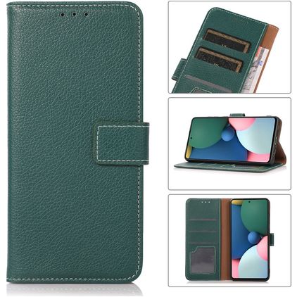 Mobigear Wallet POCO X4 GT Étui Portefeuille - Vert