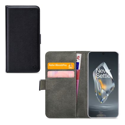 Mobilize Classic Gelly Wallet Housse OnePlus 12R Etui Porte-Monnaie - Noir