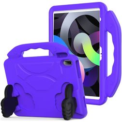 Mobigear Thumbs Up Coque iPad 11 (2025) Coque de tablette pour enfants avec Poignée Enfants en EVA - Violet