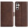 Mobigear Slim Magnet Housse Samsung Galaxy A35 Etui Porte-Monnaie - Marron