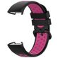Mobigear Sport Plus Buckle Bracelet Silicone Fitbit Charge 4 Fermeture boucle ardillon - Noir / Rouge