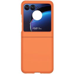Mobigear Colors Coque Motorola Razr 50 Coque arrière Rigide - Orange