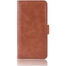 Mobigear Slim Magnet Housse Samsung Galaxy A20e Etui Porte-Monnaie - Marron
