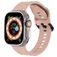 Mobigear Ripple Bracelet Silicone Apple Watch Fermeture boucle ardillon - 49/46/45/44 mm - Rose