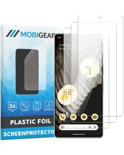 Mobigear Google Pixel 7a Protection d'écran Film - Compatible Coque (Lot de 3)