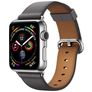 Mobigear Roma Bracelet Cuir Apple Watch Fermeture boucle ardillon - 49/46/45/44 mm - Gris