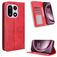 Mobigear Sensation Housse OnePlus 15 Etui Porte-Monnaie - Rouge