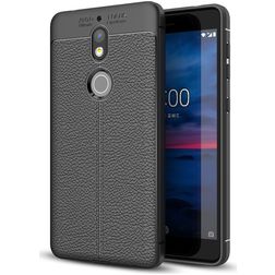 Mobigear Luxury Coque Nokia 7 Coque arrière en TPU Souple - Noir