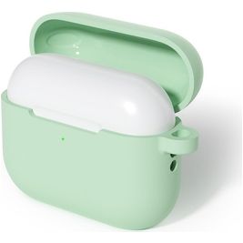 Mobigear Colors Coque Apple AirPods Pro 3 en Silicone Souple - Matcha Green