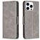 Mobigear Excellent Housse iPhone 16 Pro Etui Porte-Monnaie - Gris