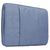 Mobigear Denim Zipper Pochette Ordinateur portable 13 - 14 Pouces Housse ordinateur - Bleu Marin